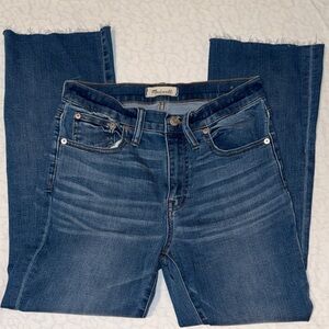 Madewell Women's Deep Blue Ankle Jeans